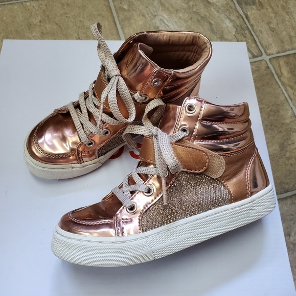 The Children's Place Other - Cute Super Shine Hi-top Rockstar Sneakers 12